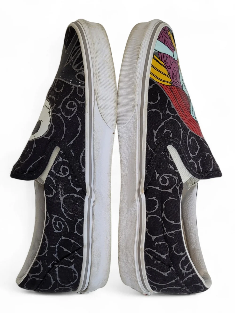 Vans Nightmare Before Christmas Classic Slip On Sneakers W9 M7.5 - Picture 7 of 9